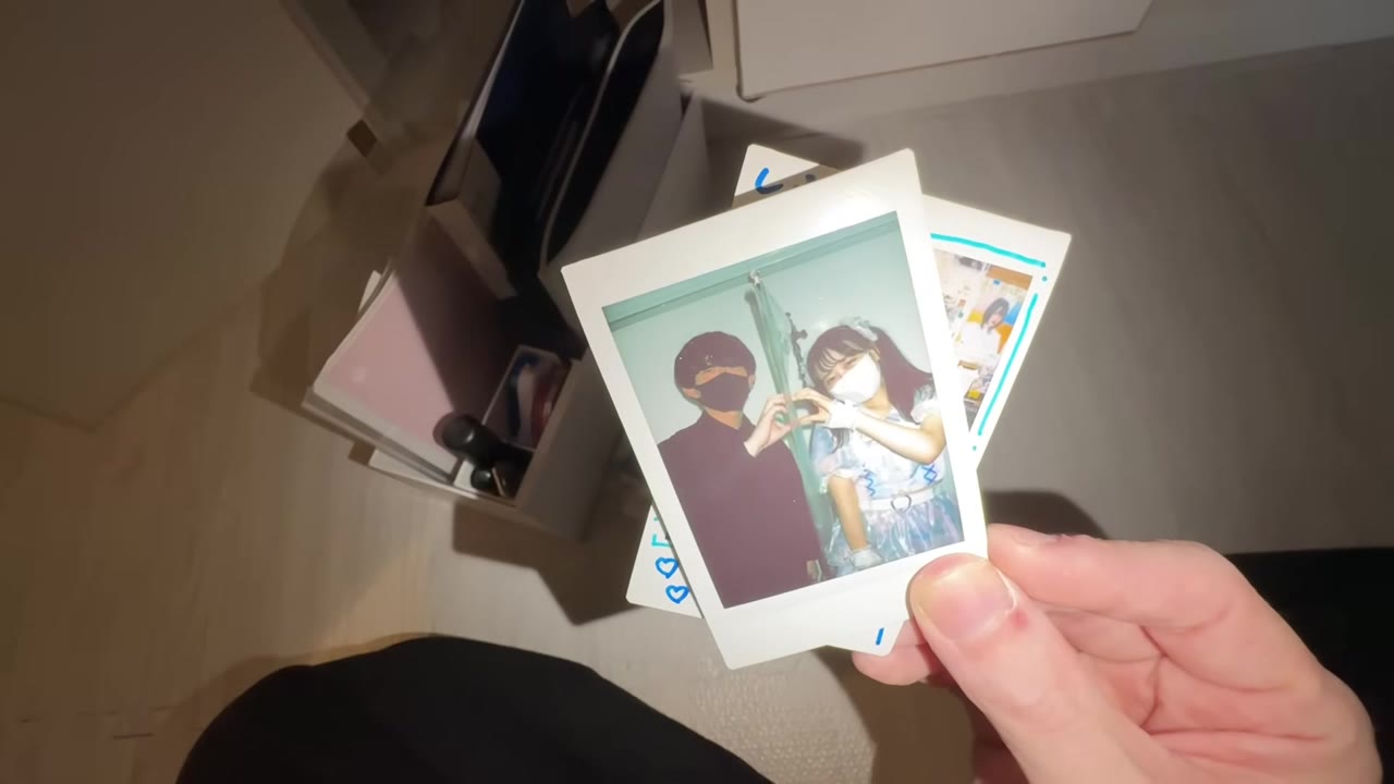 クリアファイルに収まる書類たち