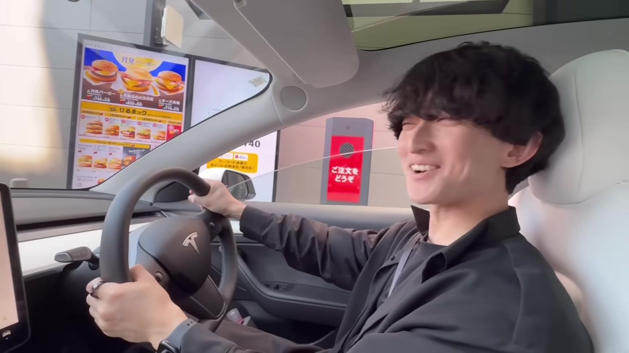 人生初のドライブスルー