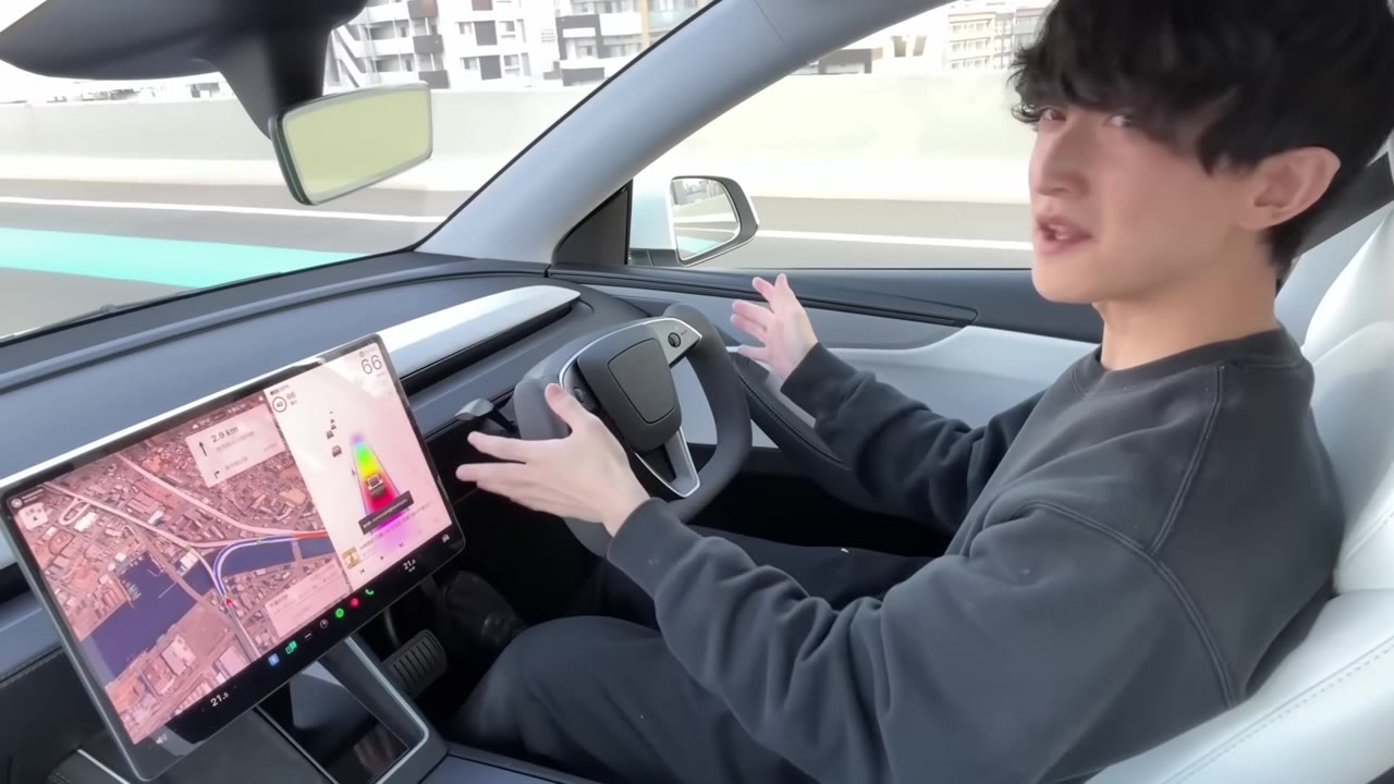 高速道路でのオートパイロット